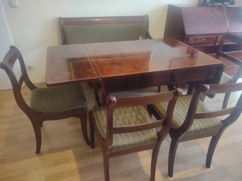 Biedermeier esszimmerset - biedermeier,