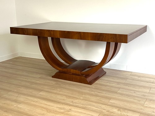 Ausziehbarer art déco - ausziehbarer, art-déco-tisch