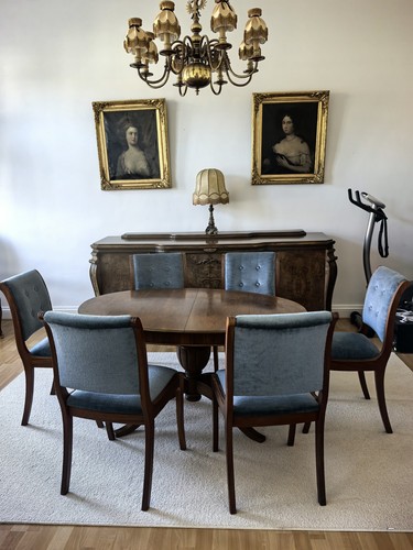 Elegantes esszimmer art deco - esszimmer, art-deco